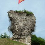 Les vestiges de la motte castrale de Blangy le Château