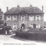 Ancienne gendarmerie de Blangy le Château carte postale